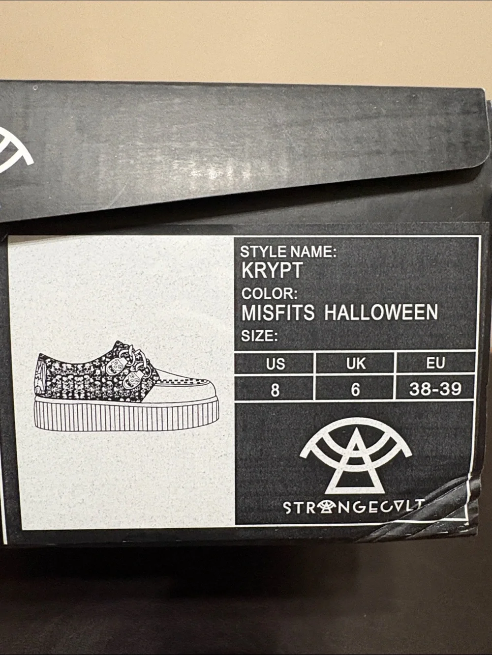 StrongEcvlt Red & Black Platform Creeper Shoes
